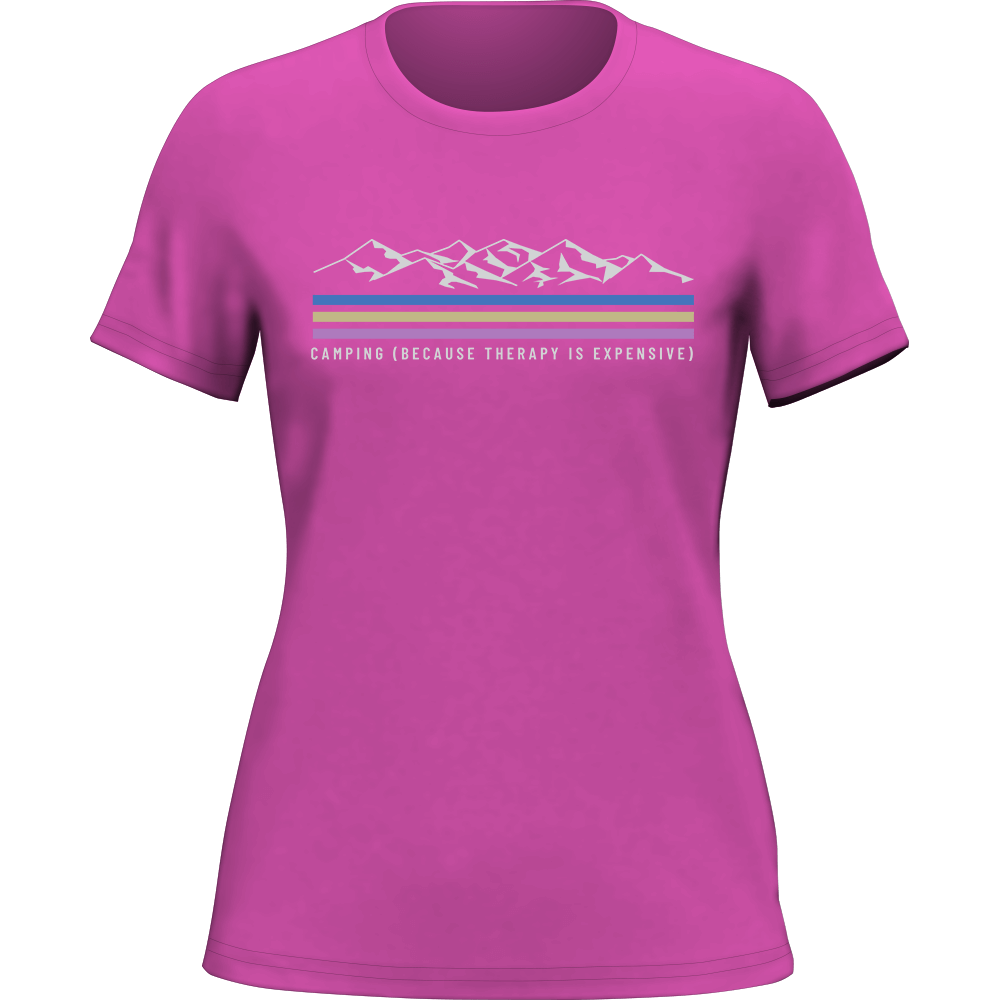 Camping Lines T-Shirt for Women
